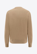 Burberry Clara Cashmere-Blend Cardigan Beige 8112121B8626_FLAX_29838715