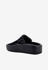MM6 Maison Margiela Flatform Leather Sandals Black S59WP0206P6383_T8013_Black_29842809
