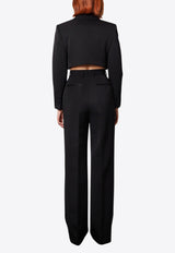 Dolce & Gabbana Cropped Tuxedo Blazer Black F2919TFU21E_N0000_Black_29841551