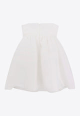Self-Portrait Maxi Bow Strapless Mini Dress White RS25128SW_WHITE_White_29839349