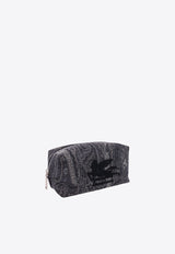 Etro Medium Arnica Paisley Jacquard Pouch Bag Black 103897864_0011_Black_29840804