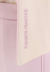 Elisabetta Franchi V-neck Georgette and Crepe Jumpsuit Lilac TU04251E2_DO5_Purple_29846553