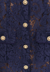 Self-Portrait Lace Midi Dress Blue PF25020MBLBLUE_Blue_29845184