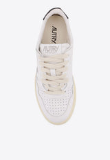 Autry Medalist Leather Low-Top Sneakers White AULWLL22WHTBLK_White_29840502