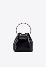 Jimmy Choo Bon Bon Leather Shoulder Bag Black BONBONTZZBLACK/SILVER_Black_29839808