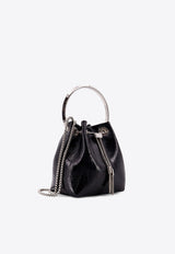 Jimmy Choo Bon Bon Leather Shoulder Bag Black BONBONTZZBLACK/SILVER_Black_29839808