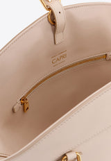 Dolce & Gabbana Capri Coffa Leather Shoulder Bag Ivory BB7815AK27480004_Ivory_29839843