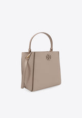Tory Burch McGraw Leather Bucket Bag Beige 158500200_Fresh Clay_29841140