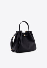 Tory Burch Romy Leather Bucket Bag Black 166982001_Black_29842781