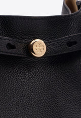 Tory Burch Romy Leather Bucket Bag Black 166982001_Black_29842781