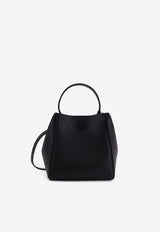 Tory Burch Small McGraw Leather Bucket Bag Black 158500001_Black_29841022
