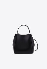 Tory Burch Small McGraw Leather Bucket Bag Black 158500001_Black_29841022