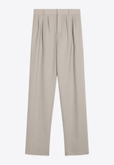Saint Laurent Wool Tailored Pants Beige 823734Y2L82/Q_YSL-2630