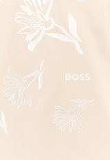 Hugo Boss Embroidered Logo T-shirt Beige 50536763_131_BIA_30898345