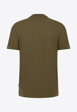 Hugo Boss Embroidered Logo T-shirt Olive 50536763_302_Verde Scuro_30897646