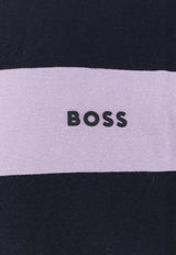 Hugo Boss Striped Logo T-shirt Purple 50499334_594_Purple_30898177