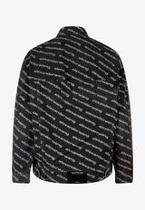 Alexander Wang Monogram Denim Jacket Black 4DC1212888_060_Black_29847160