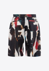 Alexander McQueen Printed Bermuda Shorts Multicolor 726838QUO76_8500_MultiColour_29857259