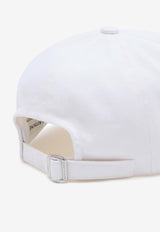 Maison Kitsuné Embroidered-Fox Baseball Caps White LM06103WW0087_P100_White_29843555