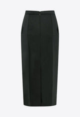 Alexander McQueen Upside-down Slashed Wool Midi Skirt Black 769017QJACX_1000_Black_29856873