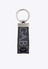 Dolce & Gabbana Leather Logo-Printed Keychain Black BP1371AJ705_8B969_Black_29844055
