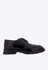 Alexander McQueen Lace-Up Leather Brogue Shoes Black 750388WIDW1_1000_Black_29856901