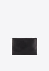 Alexander McQueen Graffiti Logo Print Leather Pouch Black 5604721AAQ5_1088_Black_29857028