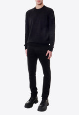 Alexander McQueen Skull Knitted Crewneck Sweater Black 775862Q1A71_1000_Black_29857081