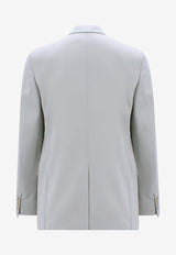 Lanvin Wool Single-Breasted Blazer Green RMJA00174885_401_Green_29845411