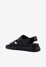 Alexander McQueen Alabama Buckled Leather Sandals Black 782466WIEU3_1081_Black_29857112