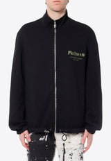 Alexander McQueen Reversible Graffiti Zip-Up Jacket Black 766091QTAAR_0519_Black_29857247