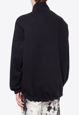 Alexander McQueen Reversible Graffiti Zip-Up Jacket Black 766091QTAAR_0519_Black_29857247