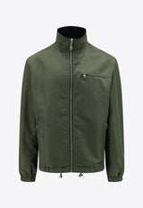 Alexander McQueen Reversible Graffiti Zip-Up Jacket Black 766091QTAAR_0519_Black_29857247