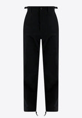 Alexander McQueen Straight-Leg Pants Black 724285QUS03_1000_Black_29856963