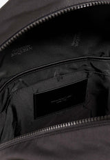 Alexander McQueen Graffiti Logo Metropolitan Backpack Black 6464571AABW_1073_Black_29856868