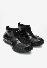 Balenciaga Faux Leather Basketball Sneakers Black 824909WBKBM/R_BALEN-1110