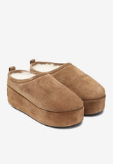 Balenciaga Alaska Soft Platform Clogs Brown 825258WBFC1/R_BALEN-2200