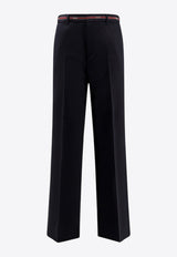 Gucci Signature Web Wool Straight-Leg Pants Navy 832544Z7AQV4668_Blue_29852668