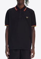Fred Perry Logo Embroidered Polo T-shirt Black M983953_102_Black_31718509
