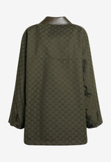 Gucci All-Over GG Logo Zip-Up Jacket Green 826626Z8B1O/R_GUC-3602