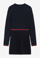 Gucci Baby Girls Pleated Mini Dress 828450XKEZ4/R_GUC-4180