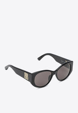 Balenciaga Nano Round Sunglasses Gray 832110T0039/Q_BALEN-1000