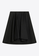 Alexander McQueen Flared Mini Skirt Black 832556QEAGH/R_ALEXQ-1000