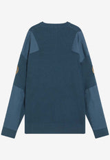 Balenciaga Uniform Merch Sweater Blue 833238T3386/R_BALEN-5002