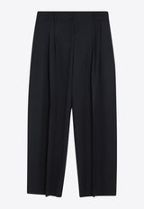 Alexander McQueen Straight-Leg Wool Pants Navy 833879QJACH/R_ALEXQ-4003