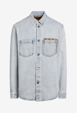 Gucci Faded Denim Shirt Light Blue 835220XDDCY/R_GUC-4452