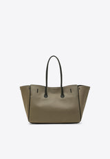 Balenciaga Medium Carry All Bel Air Tote Bag Khaki 8356702ABP8/Q_BALEN-3503