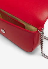 Alexander McQueen Small Skull Flower Crossbody Bag in Calf Leather Red 8360371MABN 6406