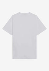 Gucci Logo Embroidered Crewneck T-shirt White 837959XJHJR/R_GUC-9692