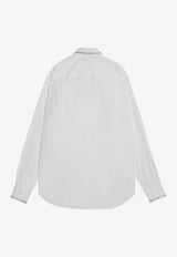 Alexander McQueen Studded Button-Up Shirt White 838507QNAAX/R_ALEXQ-9000